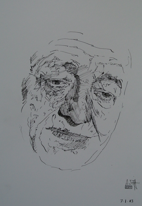  Drawing of Ken Livingstone 